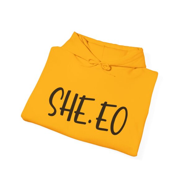 She.EO Unisex Heavy Blend Hooded Sweatshirt - Empowerment Apparel