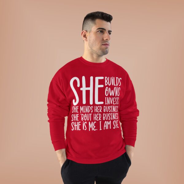 SHE - Unisex EcoSmart® Crewneck Sweatshirt - Image 20