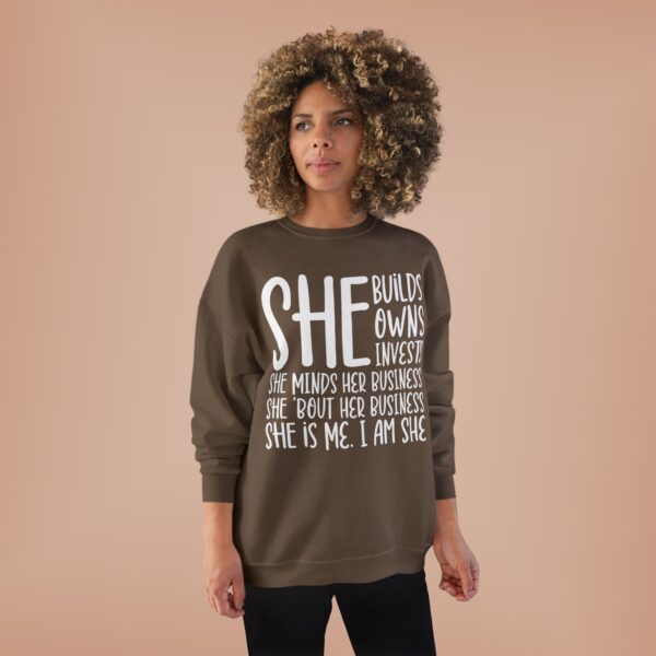 SHE - Unisex EcoSmart® Crewneck Sweatshirt - Image 7