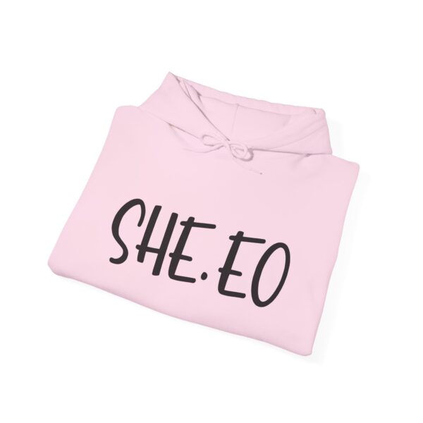 She.EO Unisex Heavy Blend Hooded Sweatshirt - Empowerment Apparel - Image 16