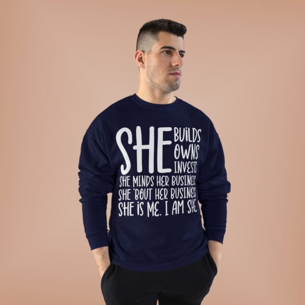 SHE - Unisex EcoSmart® Crewneck Sweatshirt - Image 12