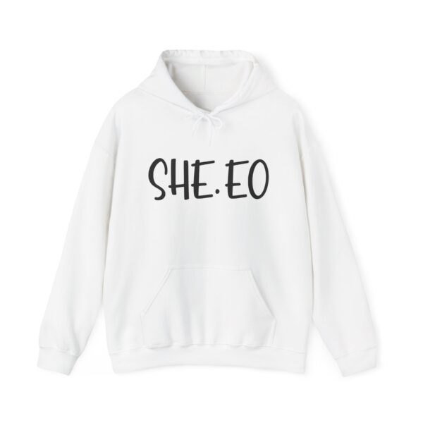 She.EO Unisex Heavy Blend Hooded Sweatshirt - Empowerment Apparel - Image 5