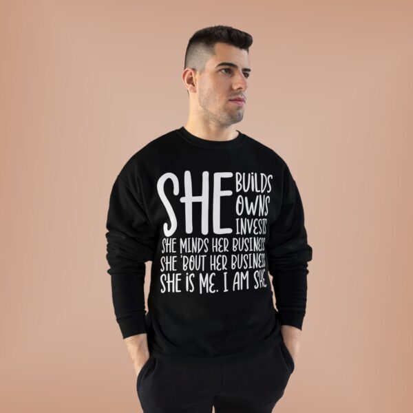 SHE - Unisex EcoSmart® Crewneck Sweatshirt - Image 16