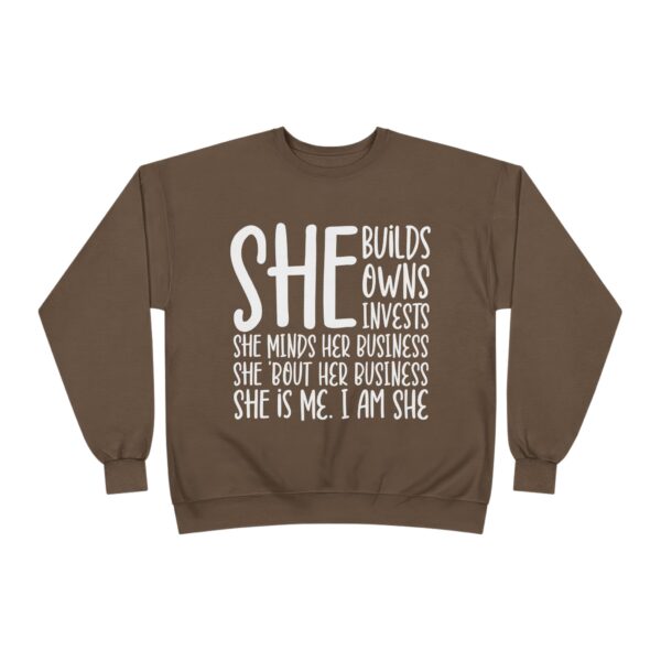 SHE - Unisex EcoSmart® Crewneck Sweatshirt - Image 5