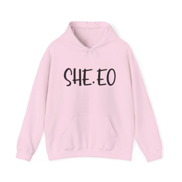 She.EO Unisex Heavy Blend Hooded Sweatshirt - Empowerment Apparel - Image 13