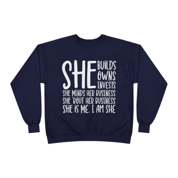 SHE - Unisex EcoSmart® Crewneck Sweatshirt - Image 9